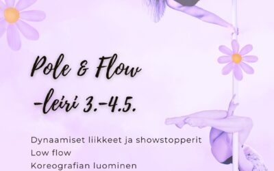 Pole & Flow -leiri Tampereella 3.-4.5.