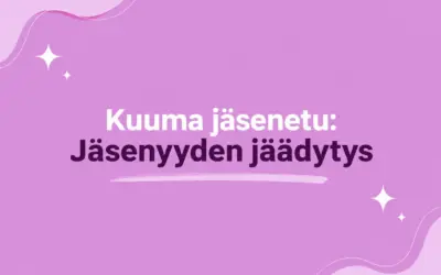 Tarjoamme mahdollisuuden jäsenyyden jäädyttämiseen
